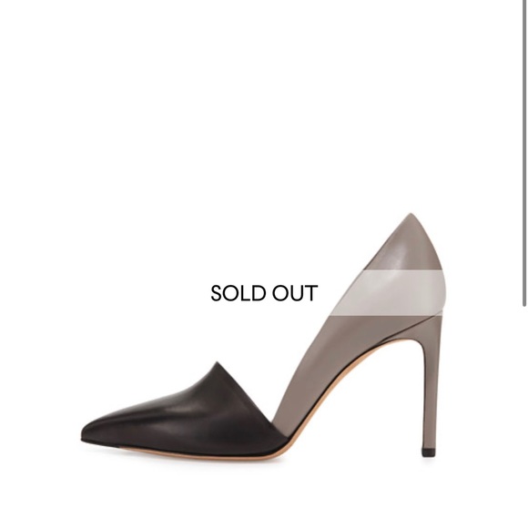 Vince
Cosette Two-Tone Pointy-Toe Pump, Black/Woodsmoke - Picture 2 of 7